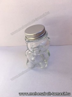 Üveg maci 50 ml tetővel