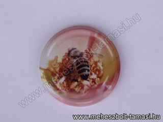 Lapka - 82 méhecskés rózsaszín