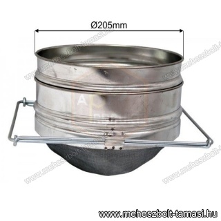 Inox állítható dupla szűrő 20,5 cm